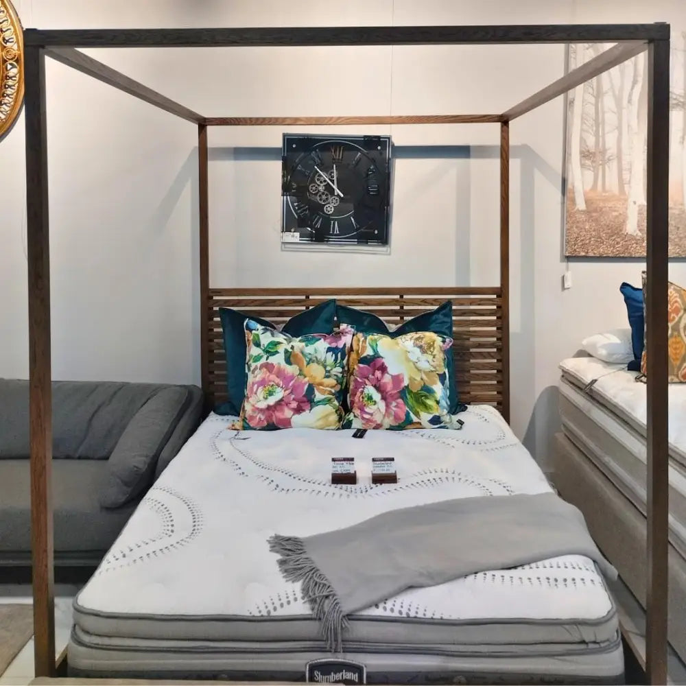 Roscoe 4 Poster Bed Frame - Warehouse Clearance - Leather Sectional