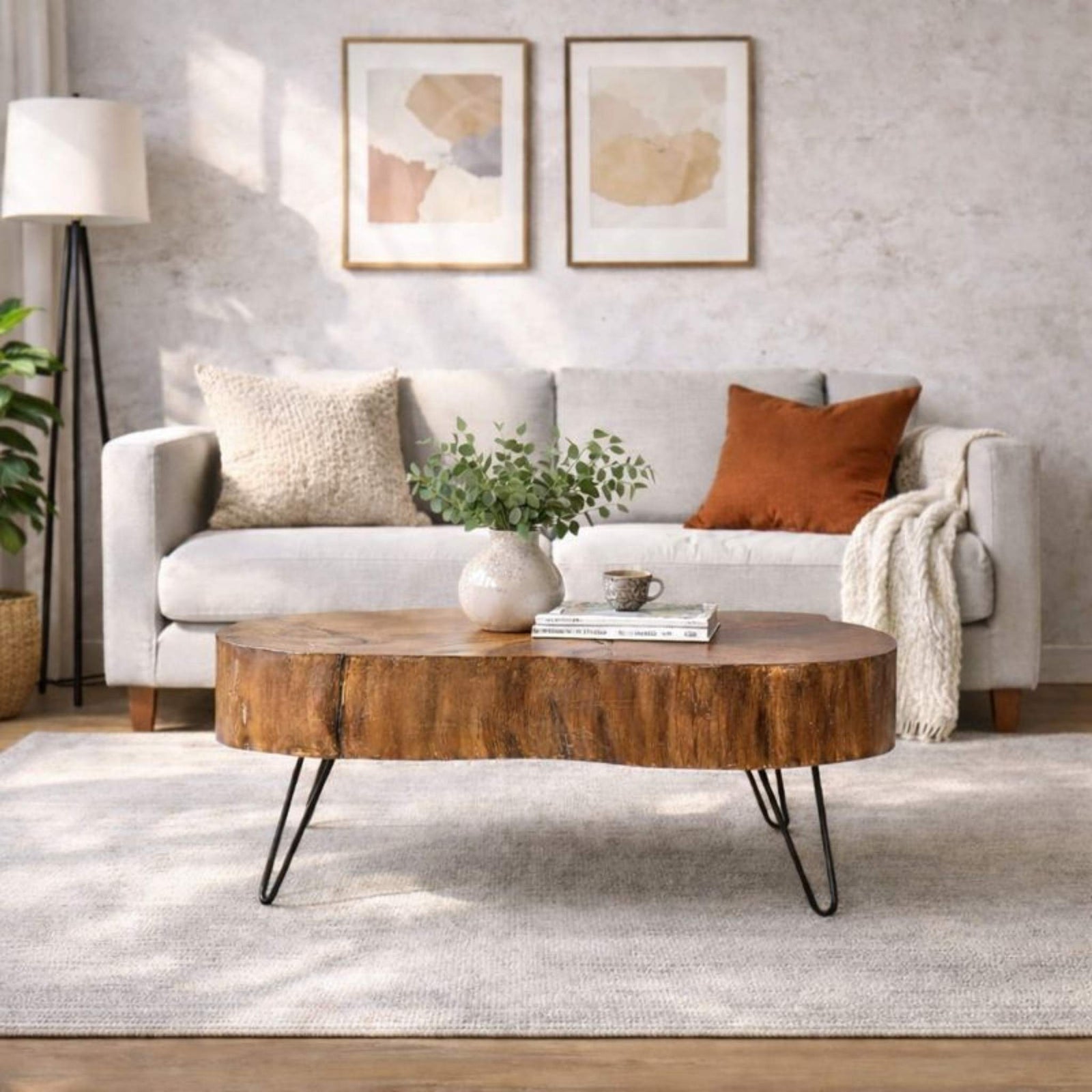 Rustic Wooden Coffee Table Coffee Table Leather Gallery
