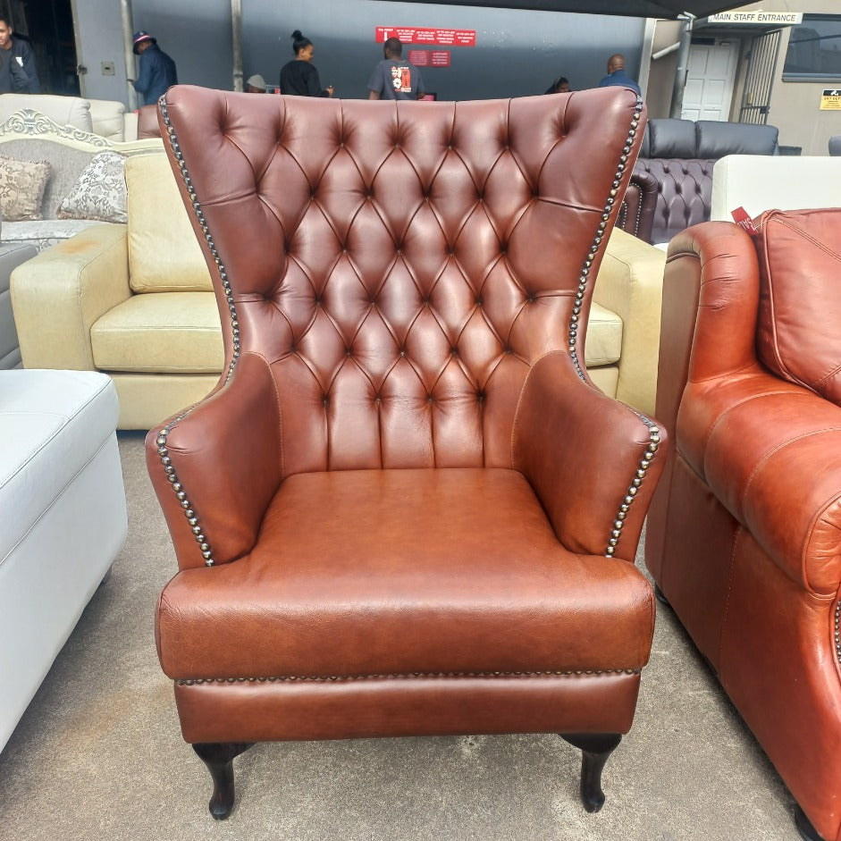 Salina Leather Armchair - Warehouse Clearance