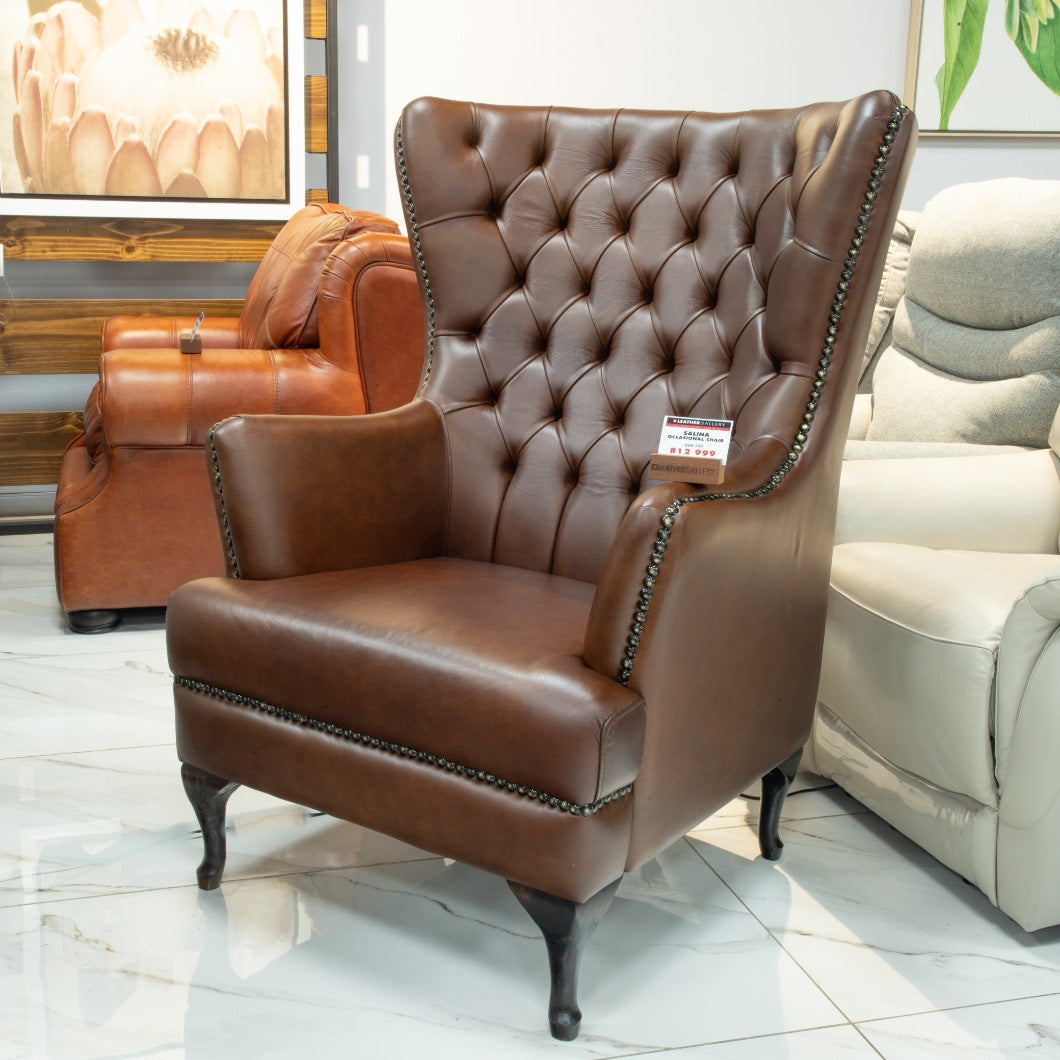Salina Leather Armchair -  Warehouse Clearance
