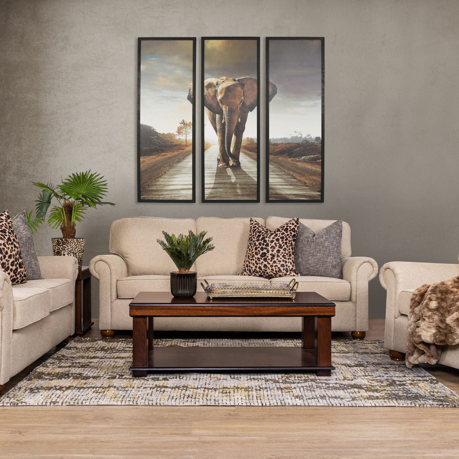 Salisbury Fabric 3 + 2 + 1 Sofa Suite - Fabric Sofa