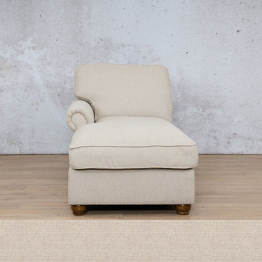 Salisbury Fabric Chaise Right Arm Fabric Sofa Leather Gallery Oyster WAREHOUSE COLLECTION - PINETOWN OR NORTHRIDING Full Foam