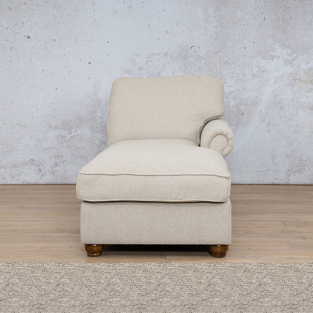 Salisbury Fabric Chaise Left Arm Fabric Sofa Leather Gallery Pebble WAREHOUSE COLLECTION - PINETOWN OR NORTHRIDING Full Foam