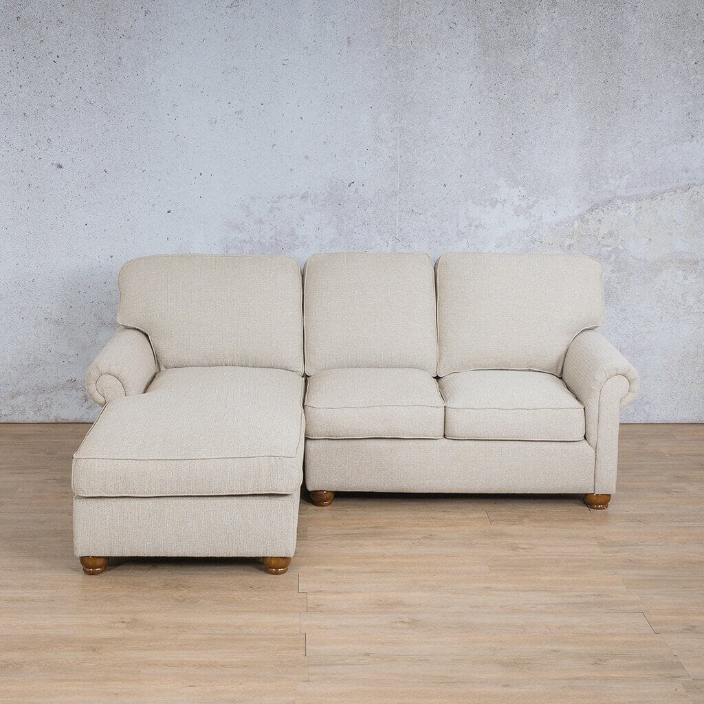 Salisbury Fabric Sofa Chaise Sectional - LHF Fabric Corner Suite Leather Gallery 