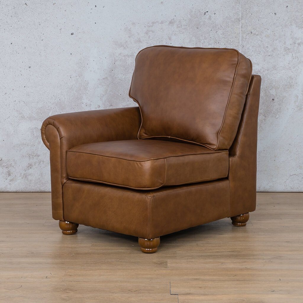 Salisbury Leather 1 Seater Right Arm Leather Sofa Leather Gallery