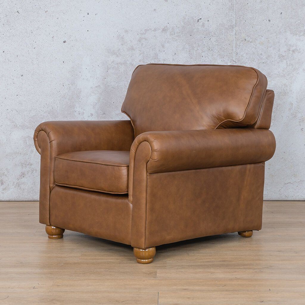Salisbury Leather 1 Seater Sofa Leather Sofa Leather Gallery-czar-pecan