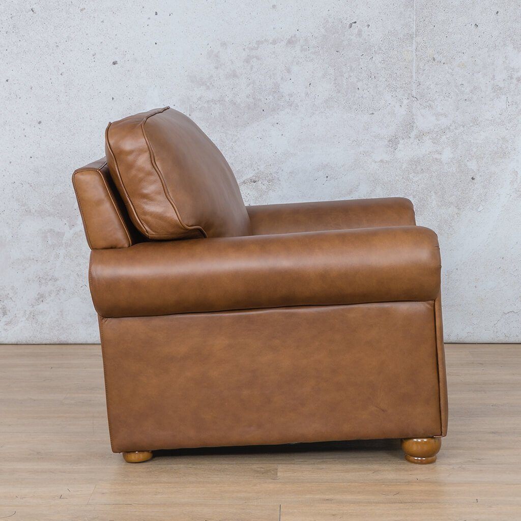 Salisbury Leather 1 Seater Sofa Leather Sofa Leather Gallery-czar-pecan