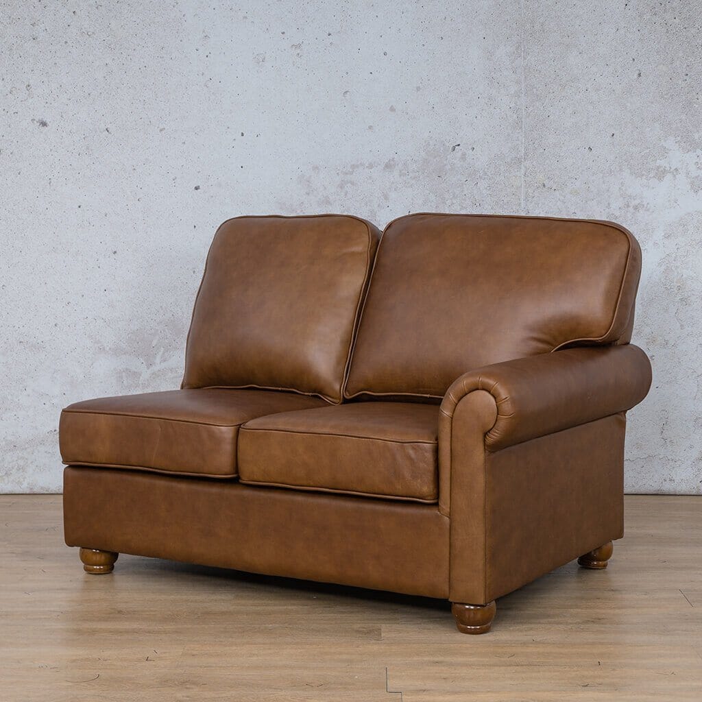 Salisbury Leather 2 Seater RHF Leather Sofa Leather Gallery 