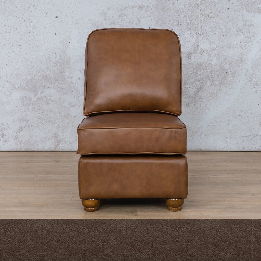 Salisbury Leather Armless Chair Leather Sofa Leather Gallery Country Ox Blood 