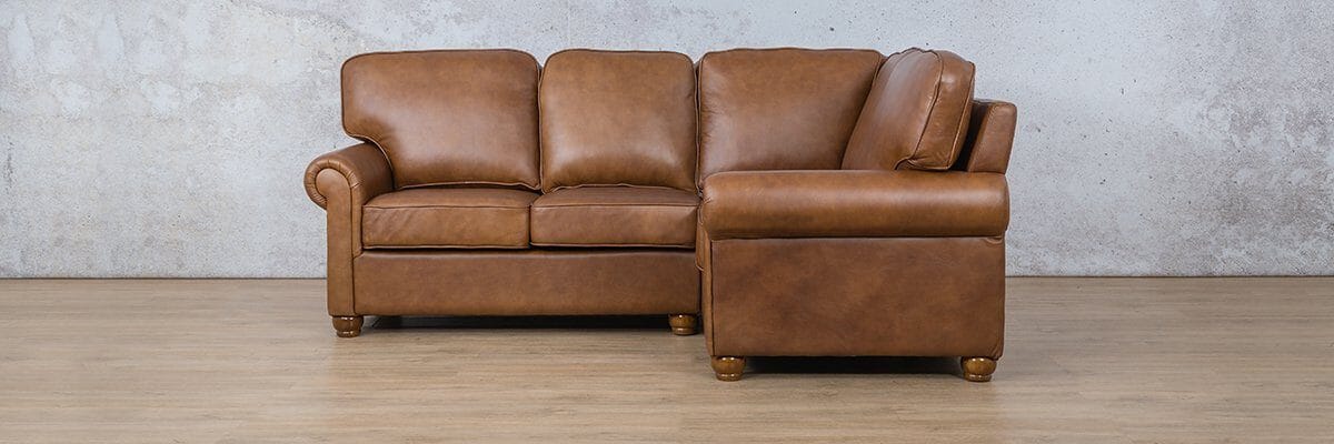 Salisbury Leather L-Sectional 4 Seater - RHF Leather Sectional Leather Gallery 