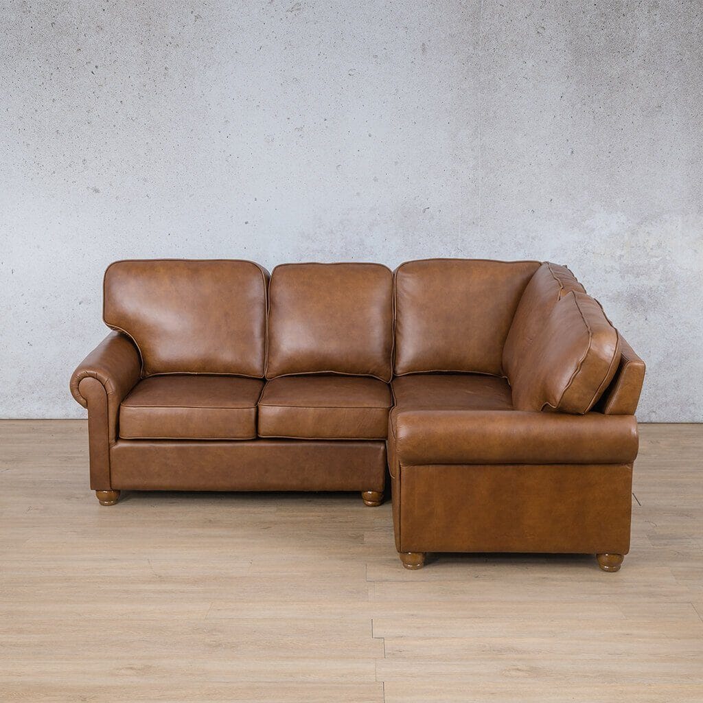 Salisbury Leather L-Sectional 4 Seater - RHF Leather Sectional Leather Gallery 