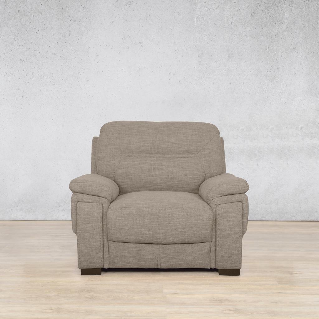 San Lorenze 1 Seater Fabric Sofa - Ivory Sand | Fabric Couches