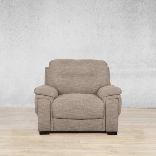 San Lorenze 1 Seater Fabric Sofa - Kenya Sand | Fabric Couches