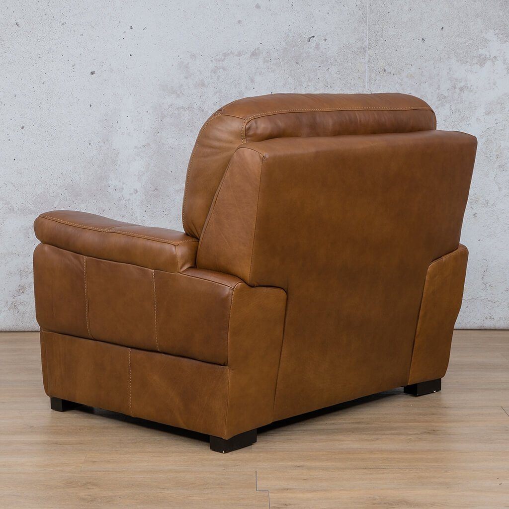 San Lorenze 1 Seater Leather Sofa Leather Sofa Leather Gallery -czar-pecan