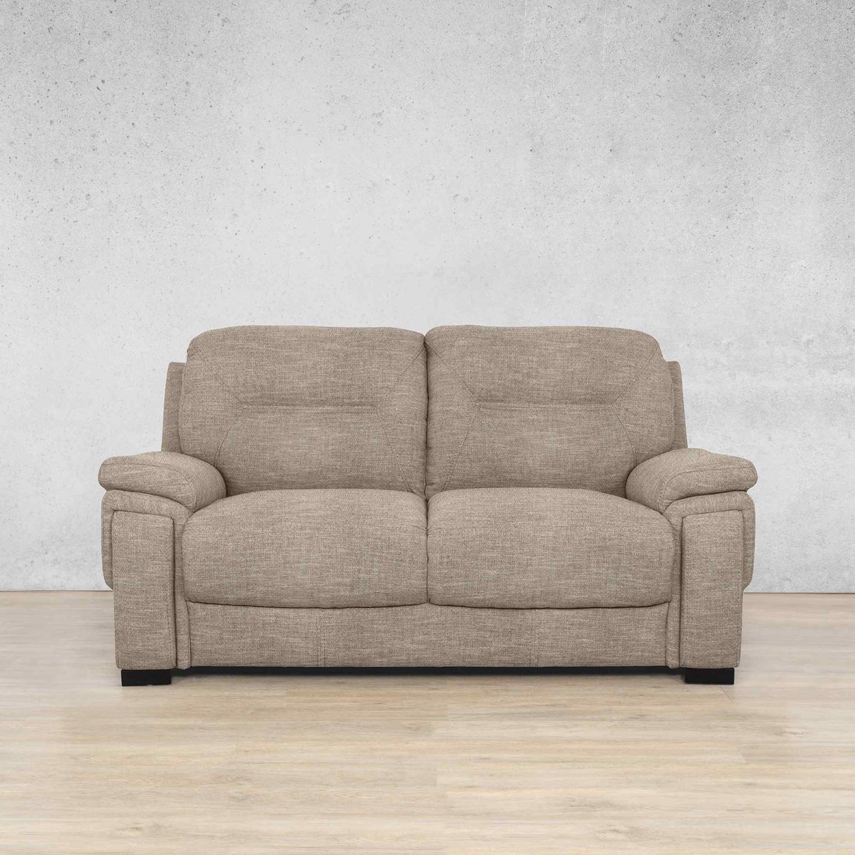 San Lorenze 2 Seater Fabric Sofa - Kenya Sand | Fabric Couches