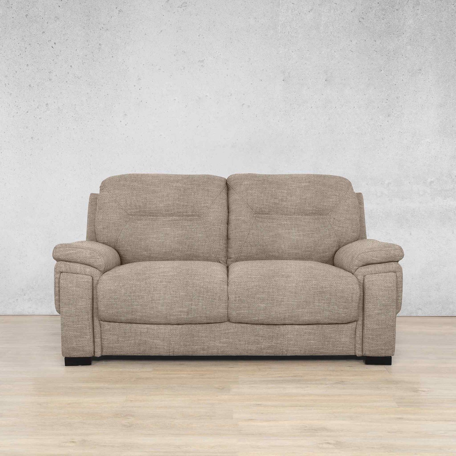 San Lorenze 2 Seater Fabric Sofa - Kenya Sand | Fabric Couches