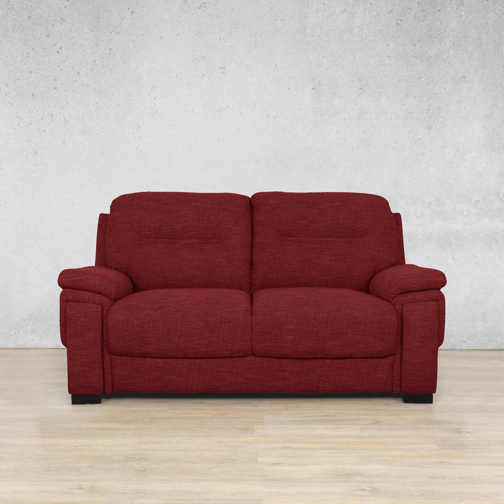 San Lorenze 2 Seater Fabric Sofa - Kenya Red | Fabric Couches