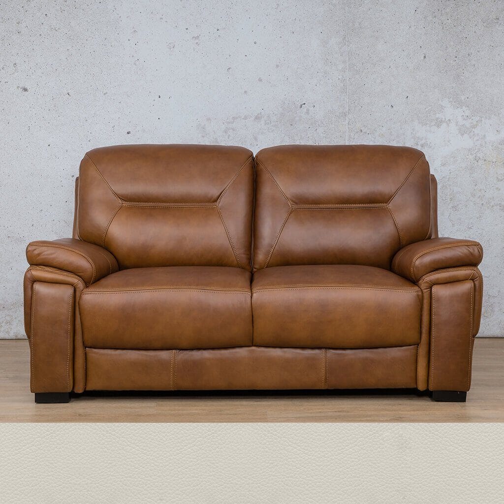 San Lorenze 2 Seater Leather Sofa - Leather Couches