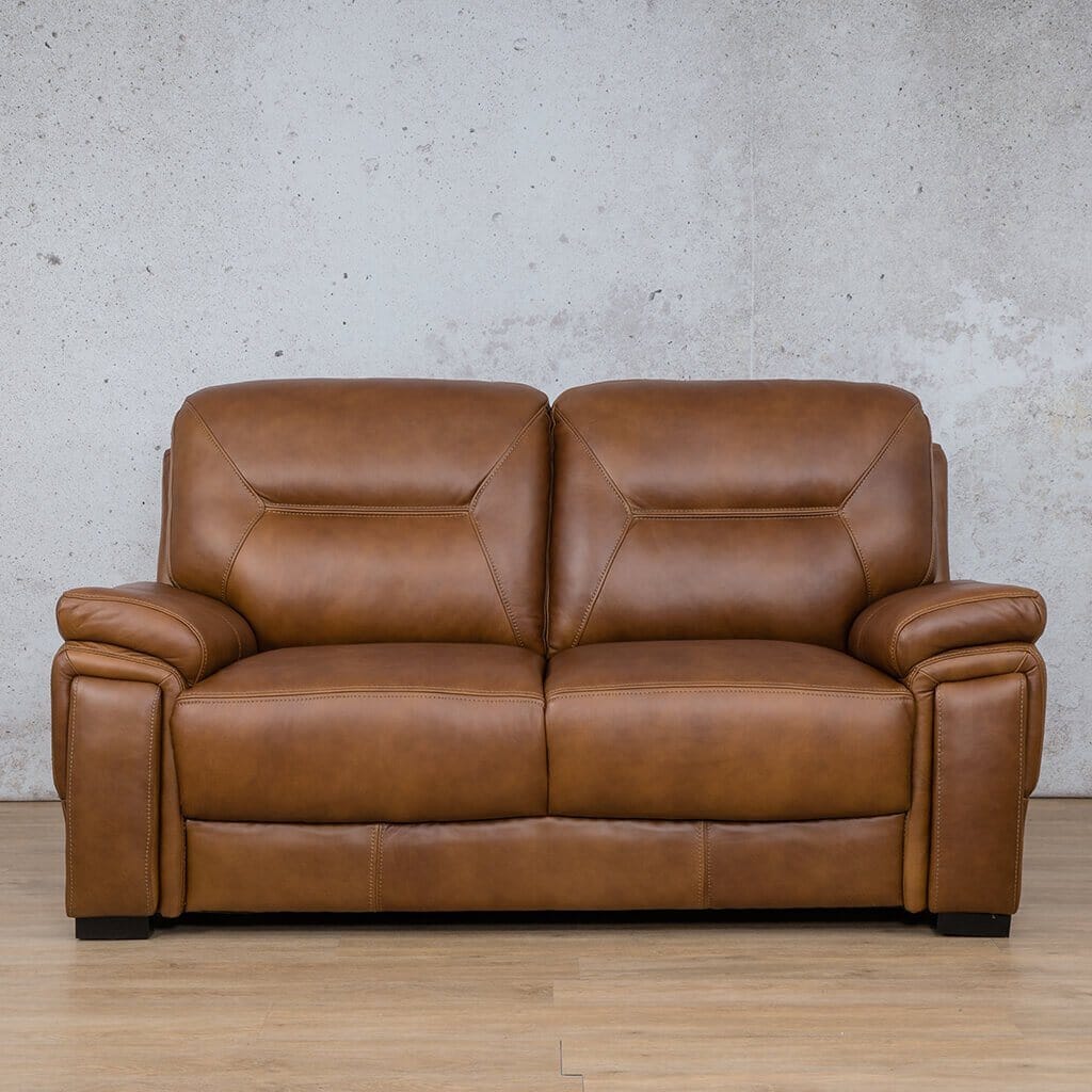 San Lorenze 3 + 2 + 1 Leather Sofa Suite - Leather Sofa-czar-pecan