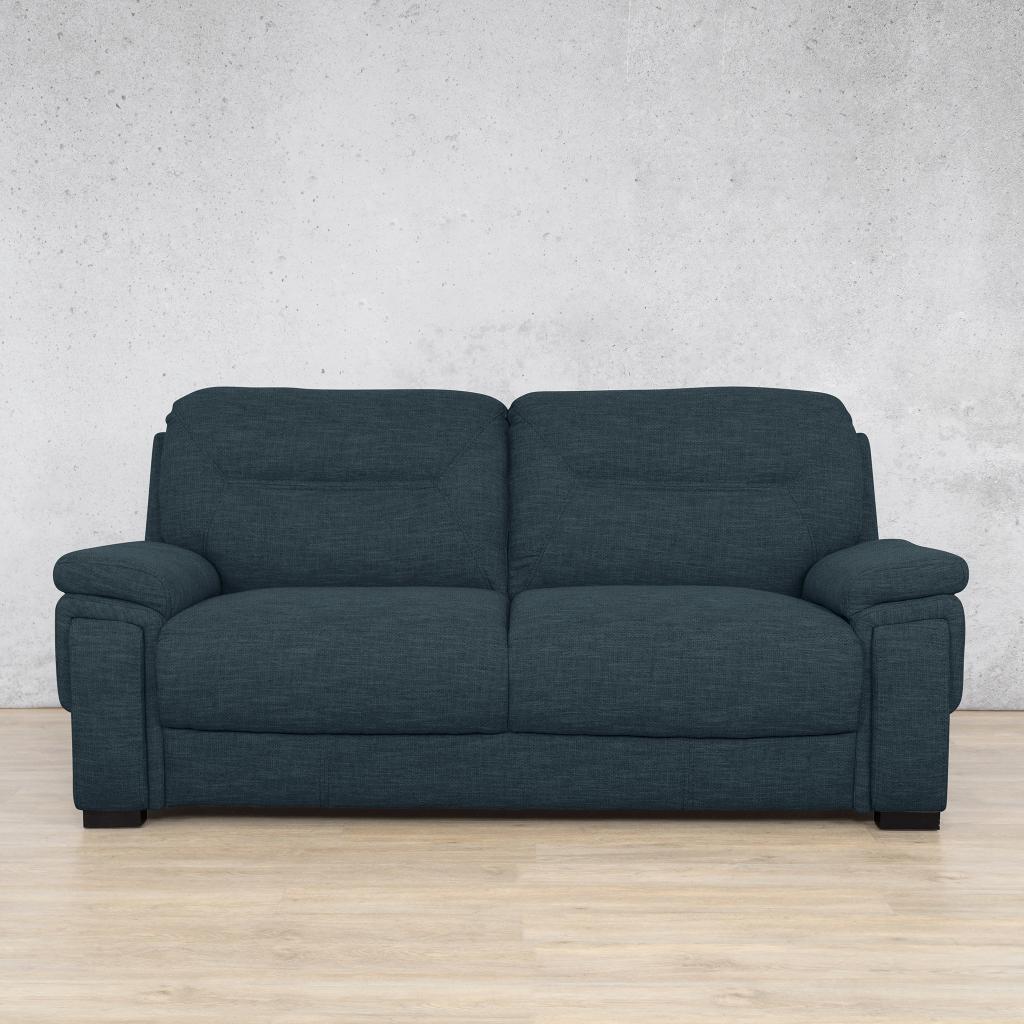 San Lorenze Fabric 3 seater Couch - Air Force Blue | Fabric Couches