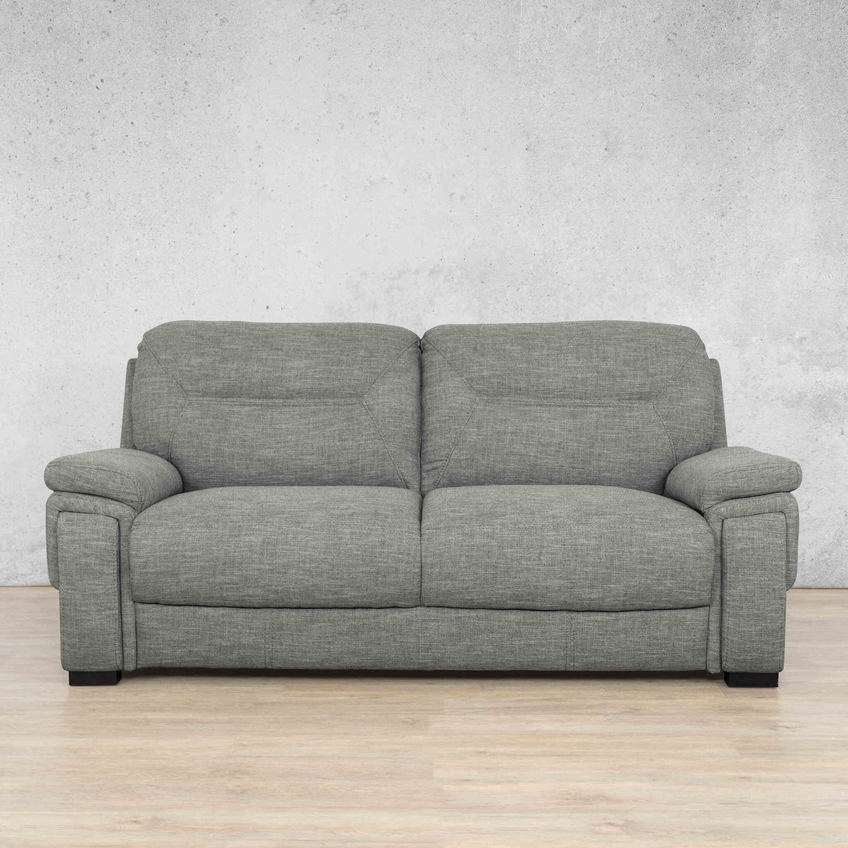 San Lorenze Fabric 3 seater Couch - Kenya Grey | Fabric Couches
