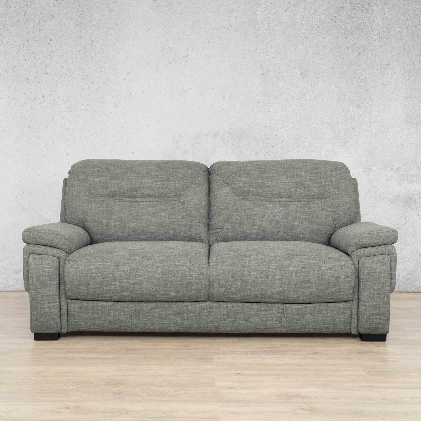 San Lorenze Fabric 3 seater Couch - Kenya Grey | Fabric Couches