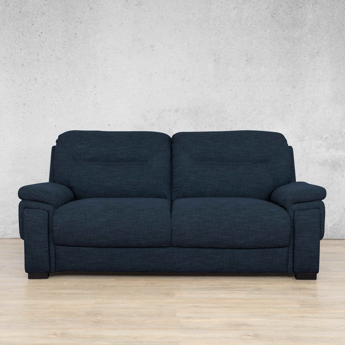 San Lorenze Fabric 3 seater Couch - Kenya Navy Blue| Fabric Couches