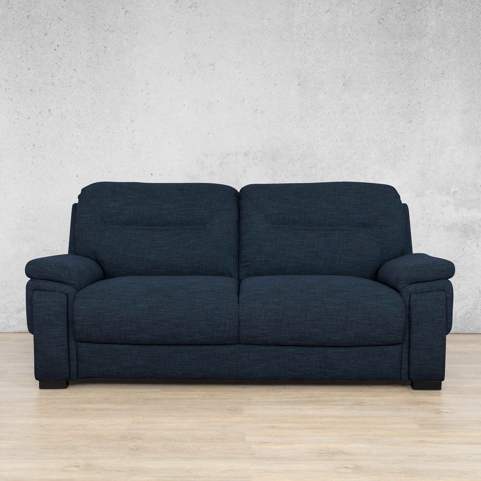 San Lorenze Fabric 3 seater Couch - Kenya Navy Blue| Fabric Couches