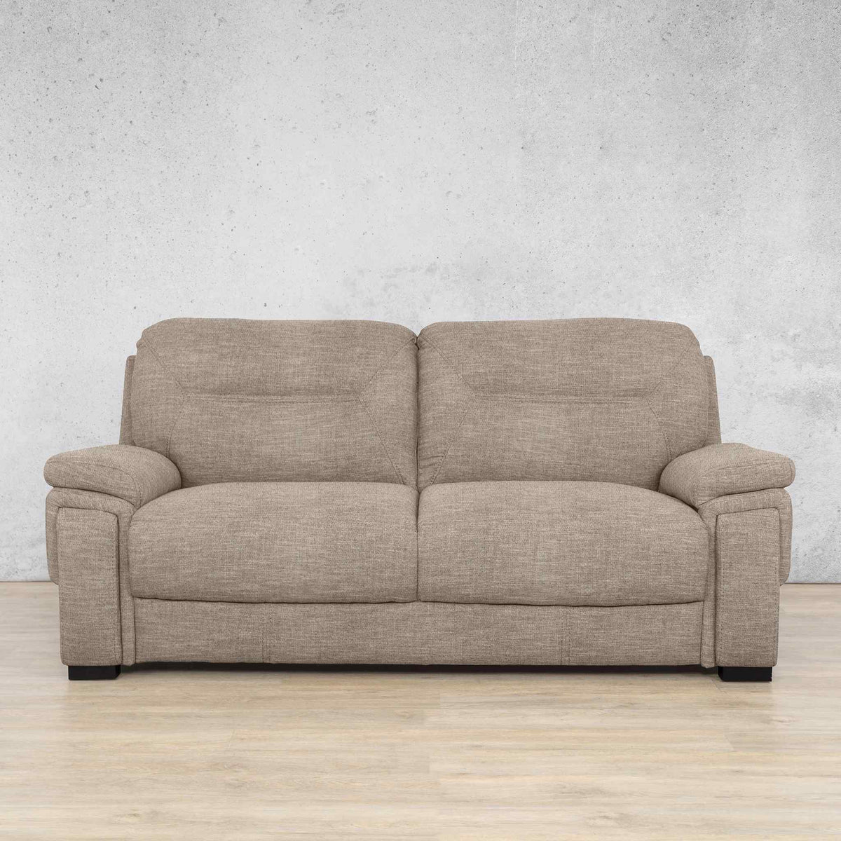 San Lorenze Fabric 3 seater Couch - Kenya Sand | Fabric Couches