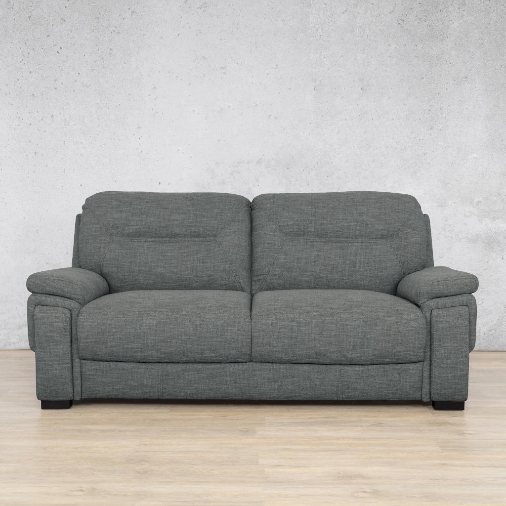 San Lorenze Fabric 3 seater Couch - Silver Charm | Fabric Couches