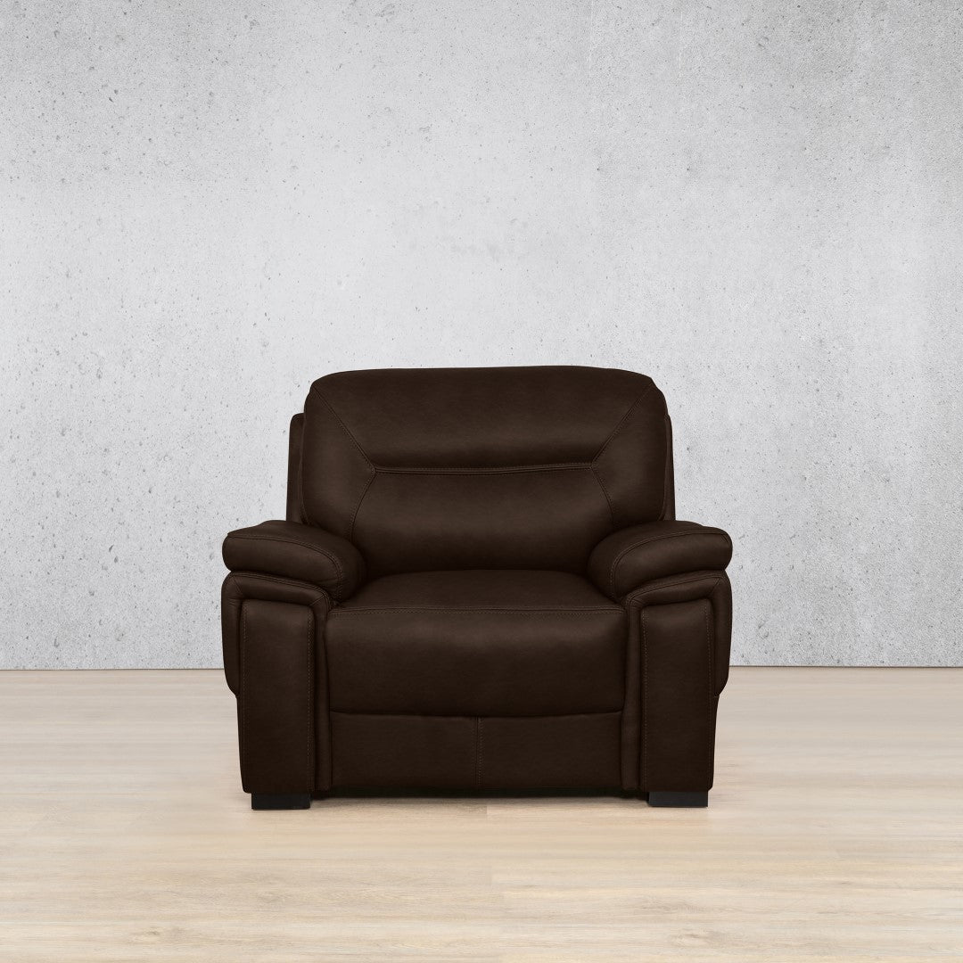 San Lorenze 1 Seater Leather Sofa - Czar Ox Blood - Leather Couches