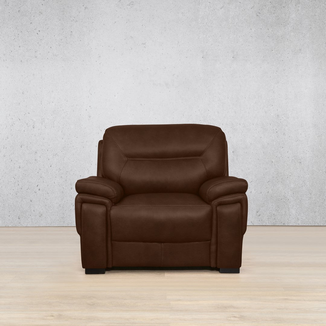 San Lorenze 1 Seater Leather Sofa - Royal Cognac - Leather Couches
