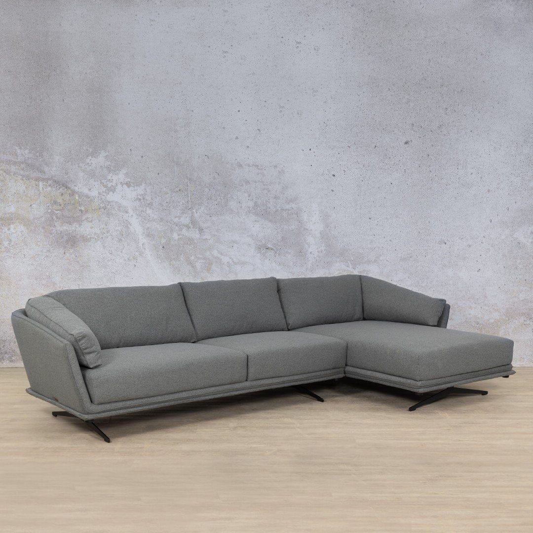 Santana Fabric Sofa Chaise Sectional 3s RHF Fabric Sectional Leather Gallery 