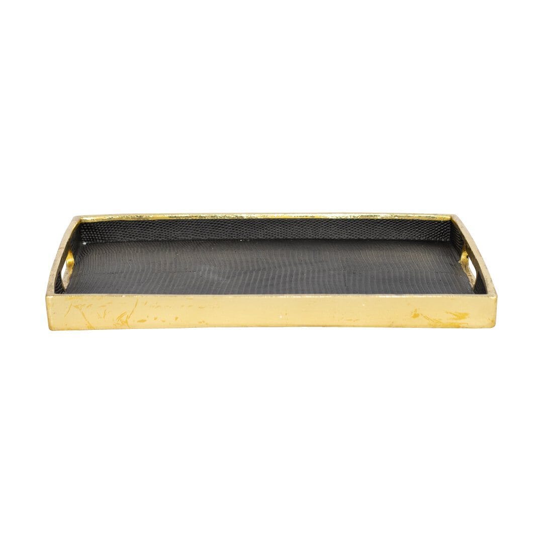 Santos Faux Snake Skin Tray Ornament Leather Gallery 51 x 33 x 5.4cm