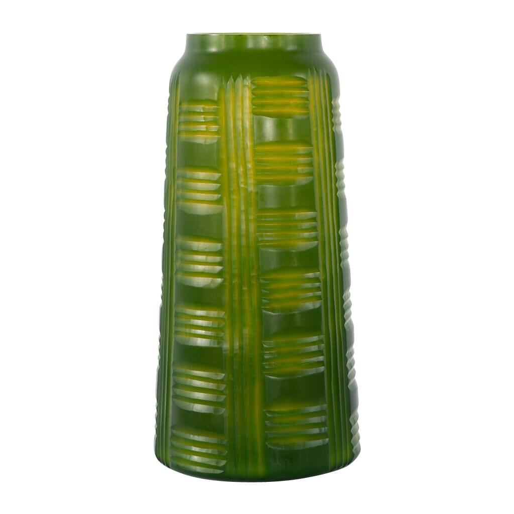 Santos Vase Large - Green Vase Leather Gallery Green