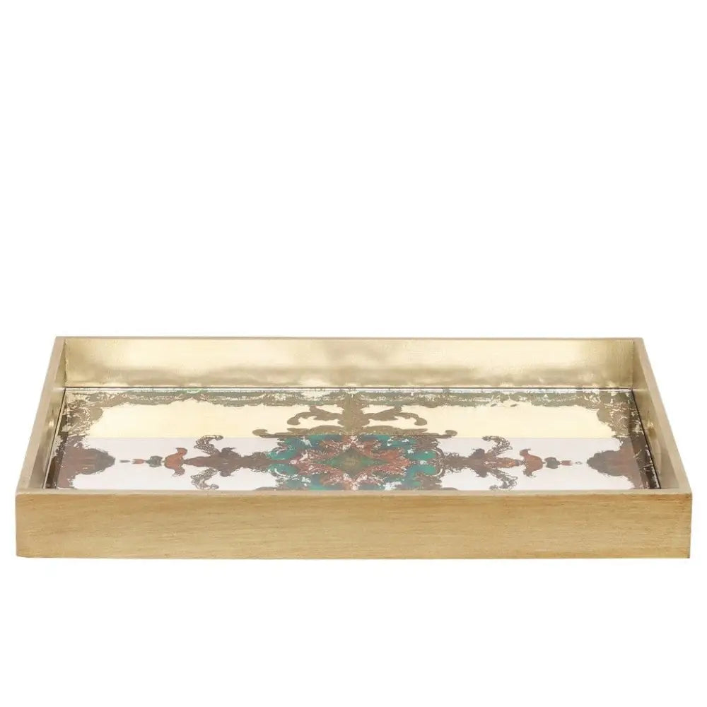 Scroll Tray - Rust - Trays