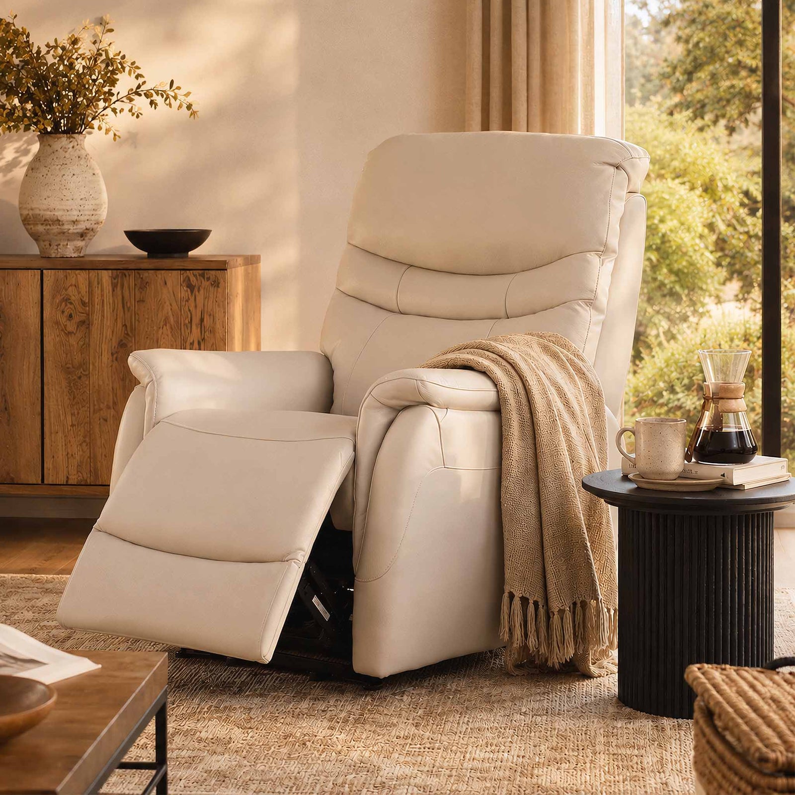 leather gallery seattle leather recliner beige
