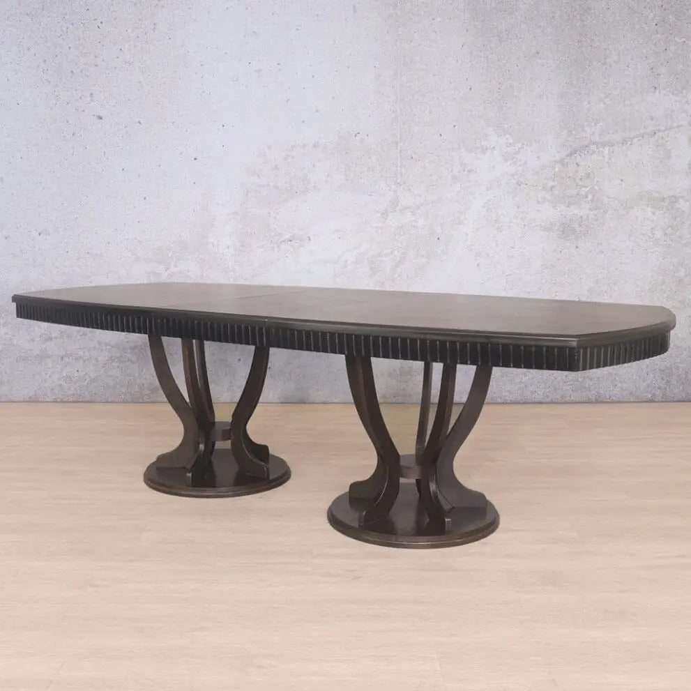 Sorrento Dining Table - 2.1M / 8 - 10 Seater - Extension - Chocolate Oak - Dining Table