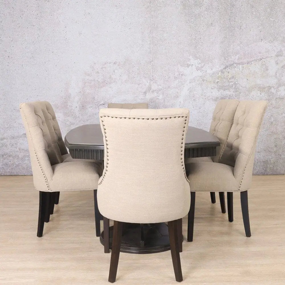 Sorrento & Duchess 8 Seater Dining Set - Chocolate Oak - Dining room set