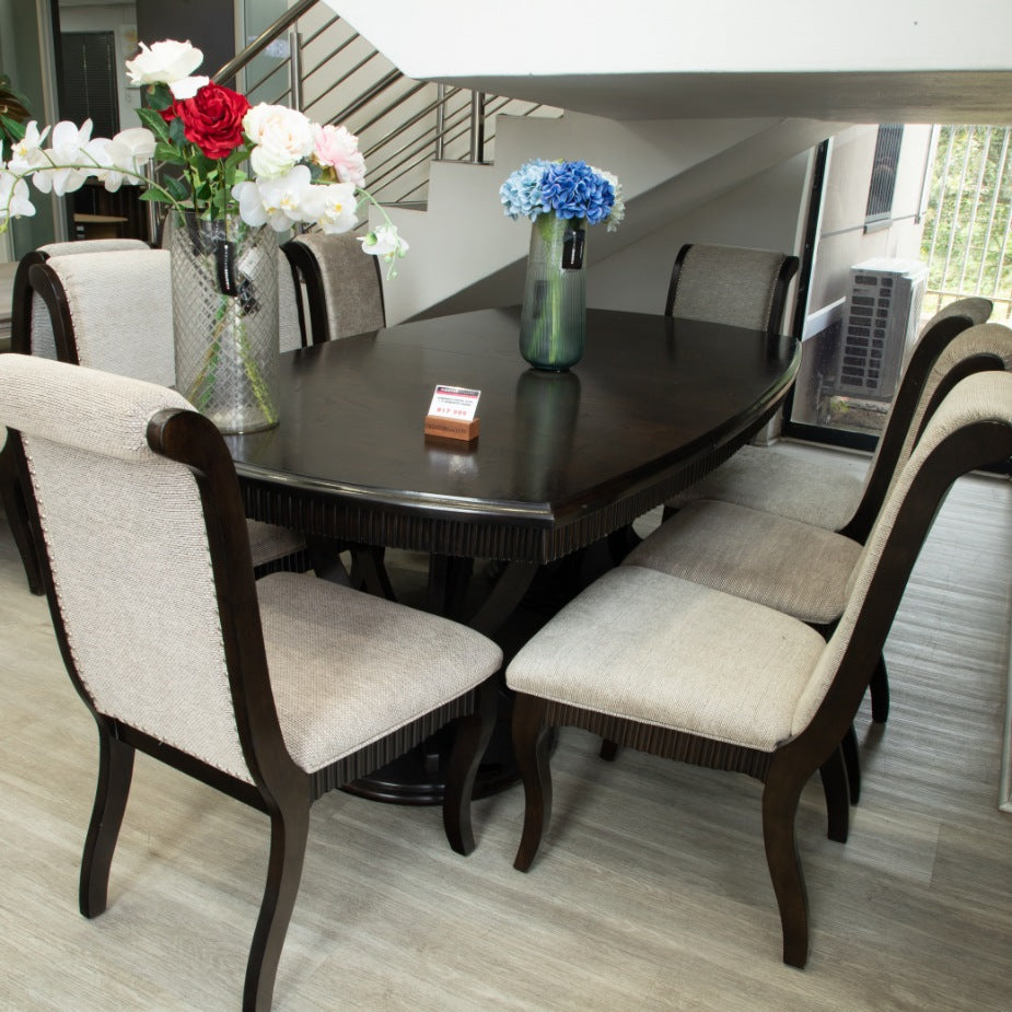 Sorrento Dining Table - 2.1M / 8 Seater - Extension - Warehouse Clearance