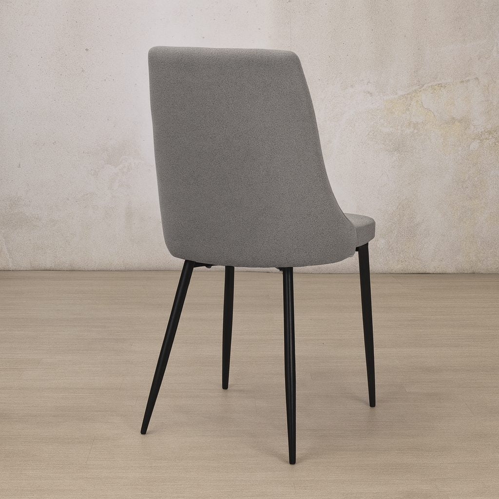 Spencer Fabric Dining Chair - Velvet Dark | Dining Chairs, fabric dining chairs, grey dining chairs, modern dining chairs south africa 
