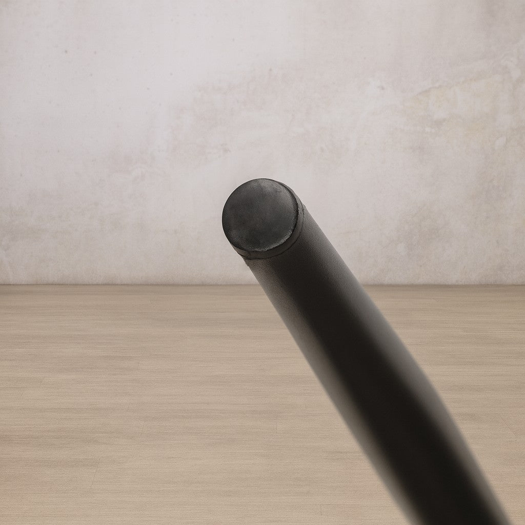 close up of metal leg on Spencer Fabric Dining Chair - Velvet Light | Dining Chairs, fabric dining chairs, dining chairs for round table, modern dining chairs 