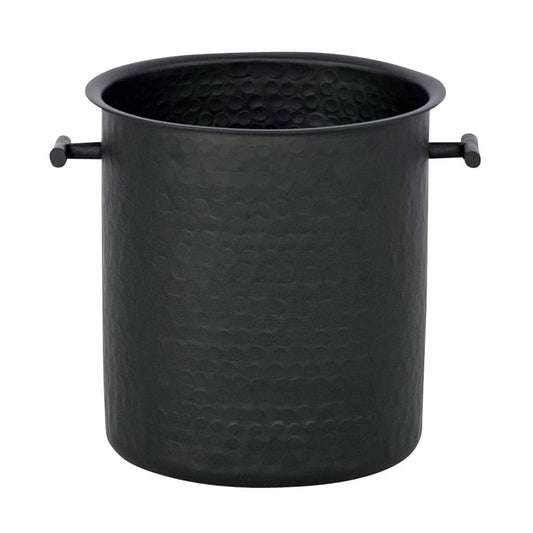Spier Hammered Wine Cooler Decor Leather Gallery 23 x 23cm Black