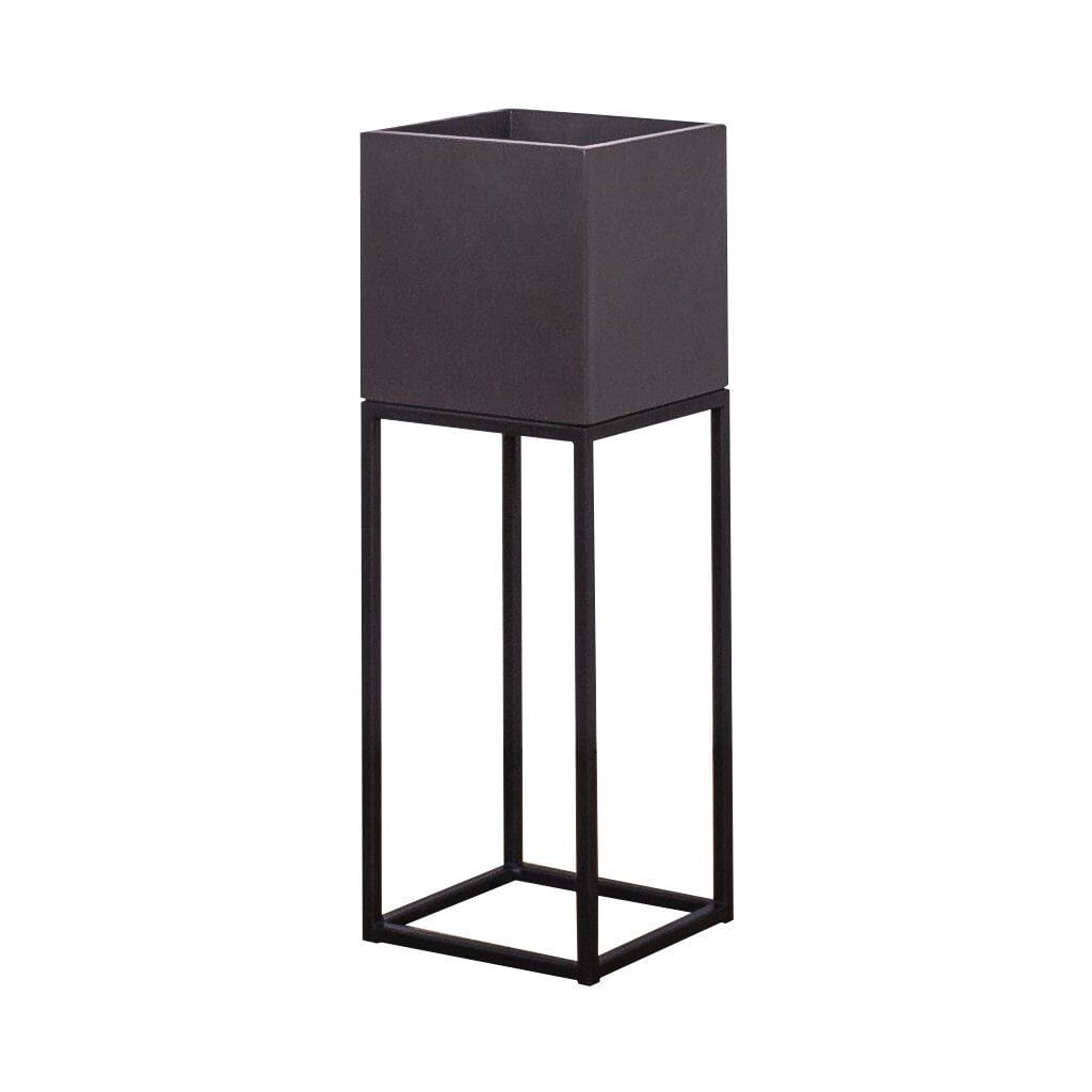 Square Pot On Stand - 600H Decor Leather Gallery