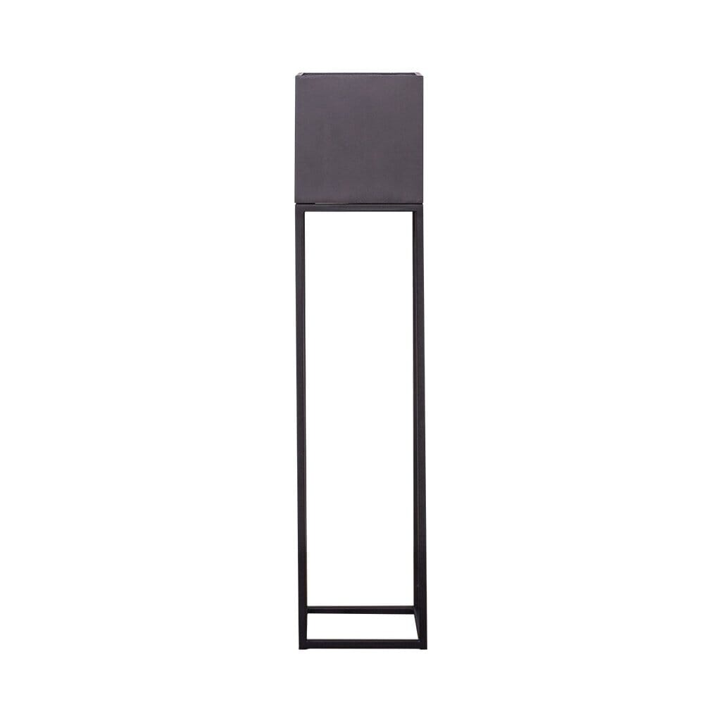 Square Pot On Stand - 900H Decor Leather Gallery