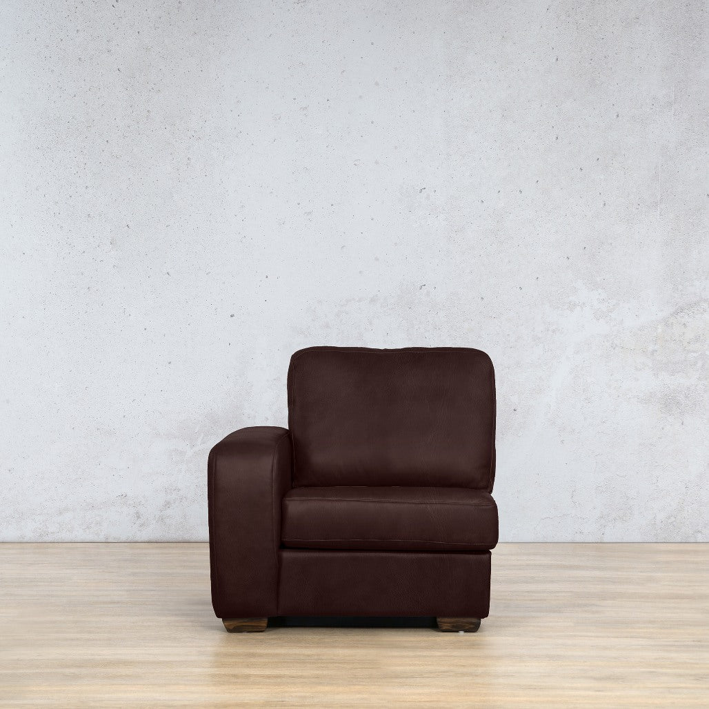 Stanford Leather 1 Seater Right Arm Leather Sofa Leather Gallery Royal Coffee