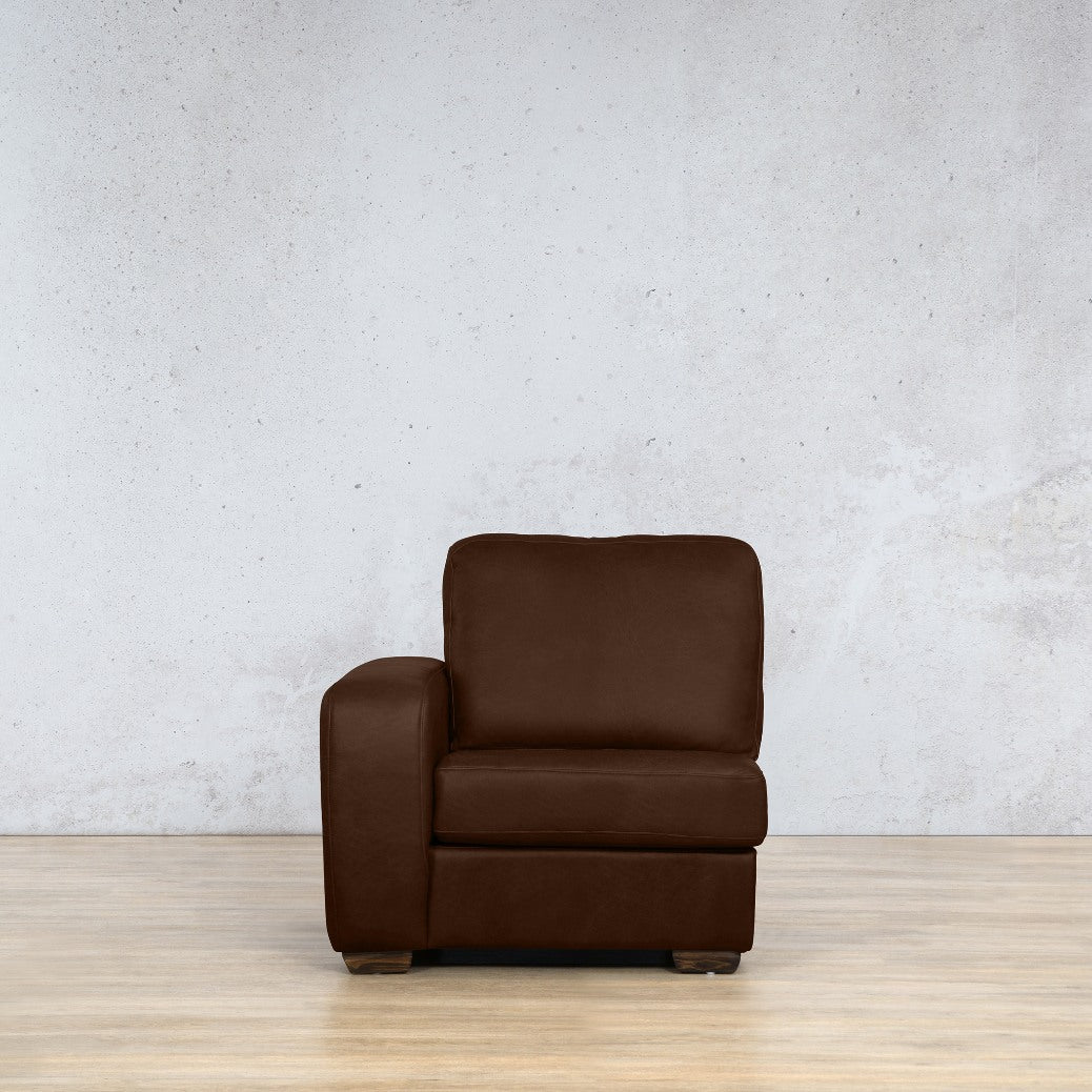 Stanford Leather 1 Seater Right Arm Leather Sofa Leather Gallery Royal Cognac 