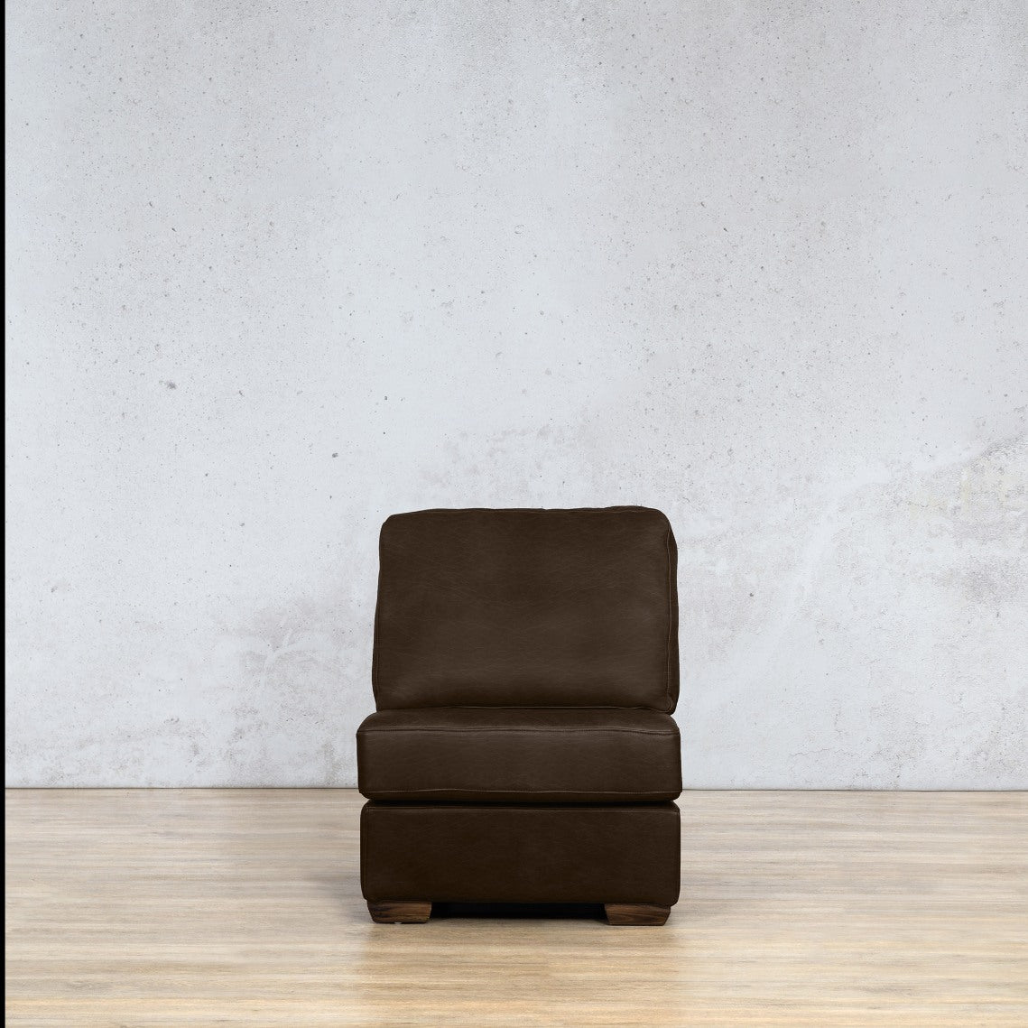Stanford Leather Armless Chair