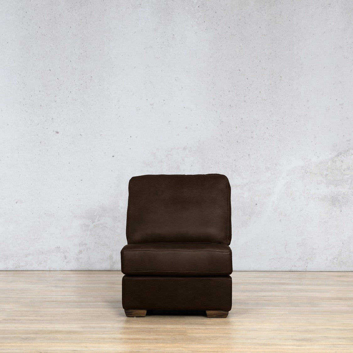 Stanford Leather Armless Chair