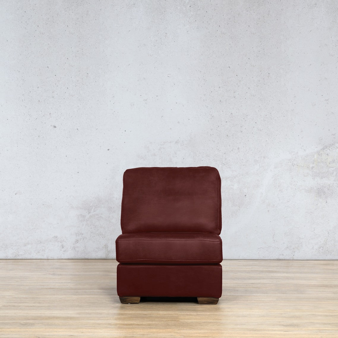 Stanford Leather Armless Chair
